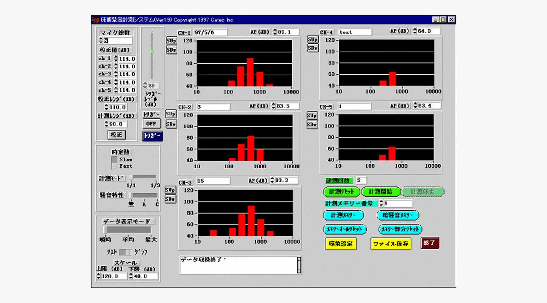 床衝撃音計測システム