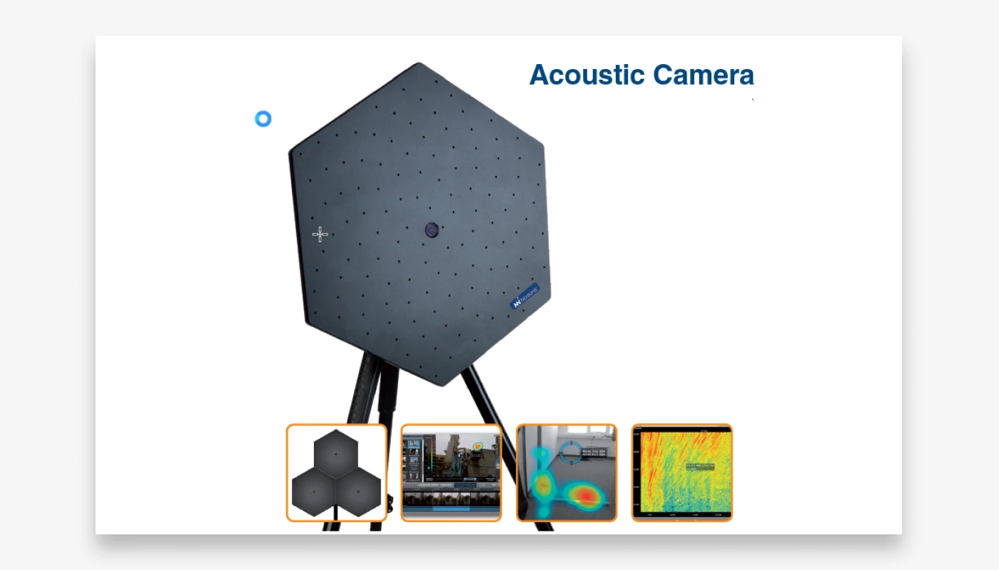 音源探査システム Acoustic Camera Nor848B