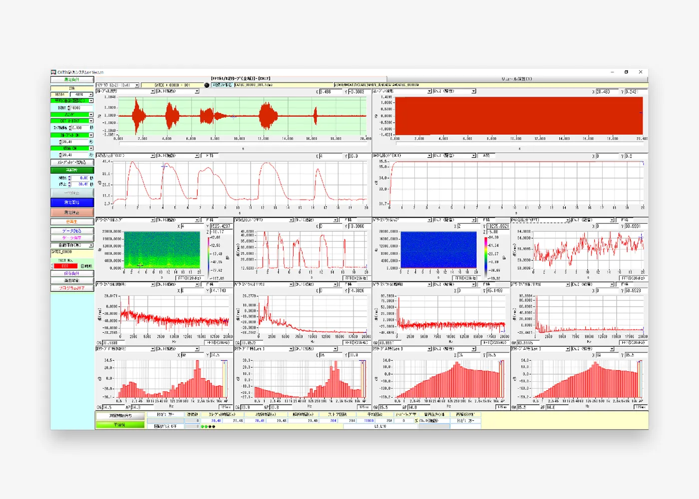 振動/騒音計測解析システム CAT System Pro / CAT System
